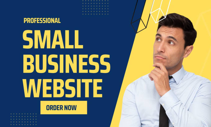 Gig Preview - Small business website, wordpress website design for small business