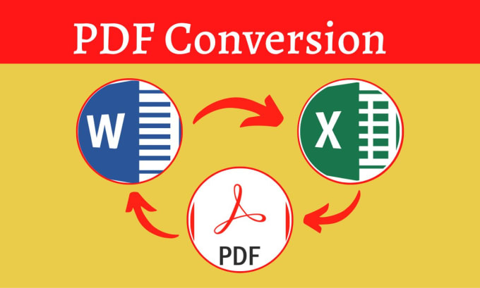 Gig Preview - Convert pdf to excel, pdf to word and data entry