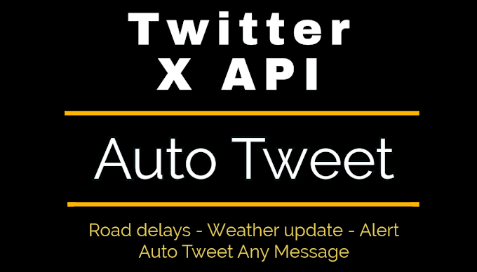 Gig Preview - Implement twitter x api auto post message