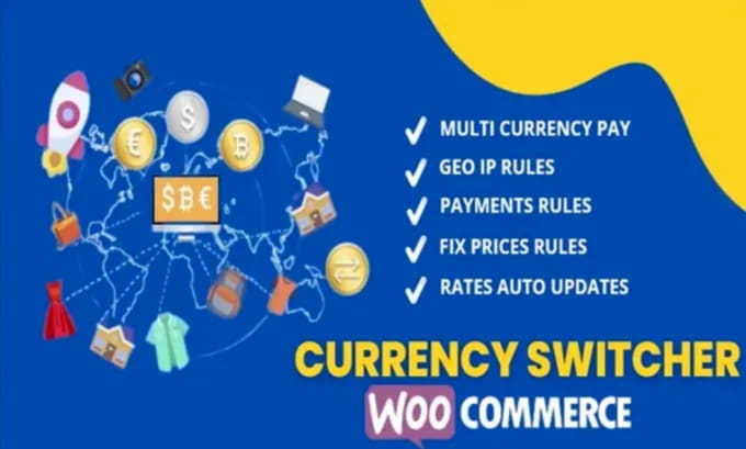 Gig Preview - Setup multi currency switcher or currency converter in your woocommerce website