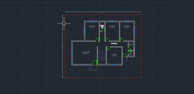 Gig Preview - Draw 2d floor plan designs, house plan using autocad