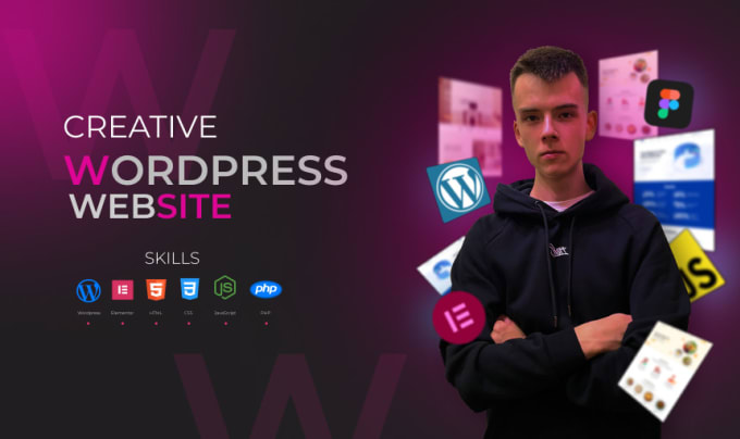 Gig Preview - Develop and design modern wordpress website