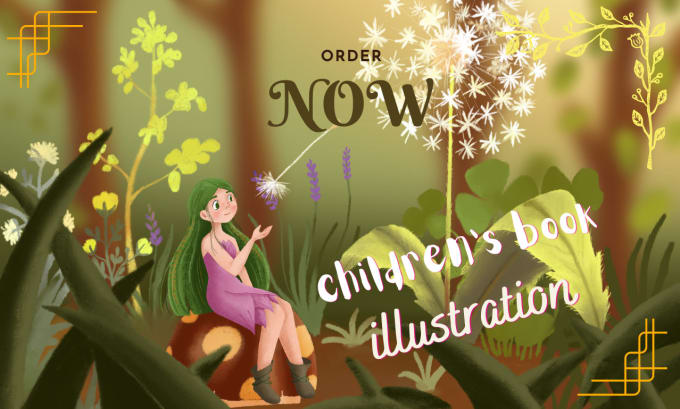 Gig Preview - Draw illustrations for kid books for you