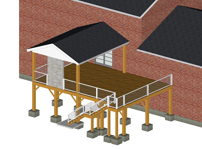 Gig Preview - Provide covered deck drawings for city permit