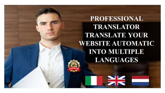 Gig Preview - Translate your website automatic into multiple languages