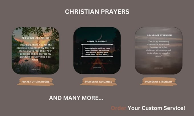 Bestseller - create christian prayer videos and bible verse reels