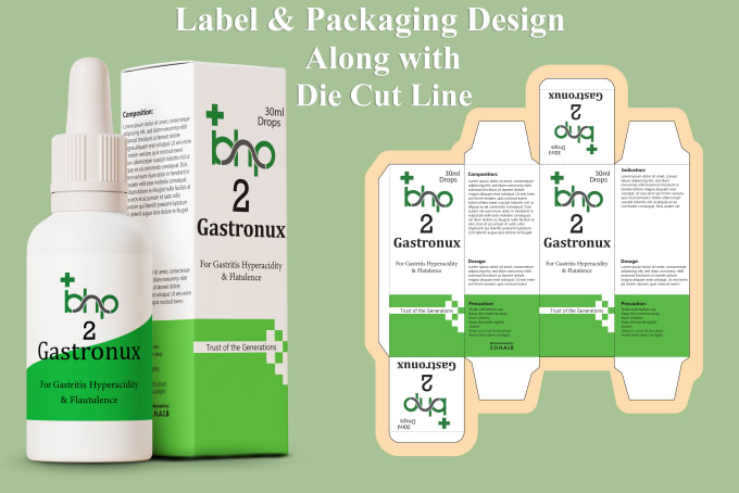 Gig Preview - Do product label designs and packaging for food, cbd, supplements, and pouches