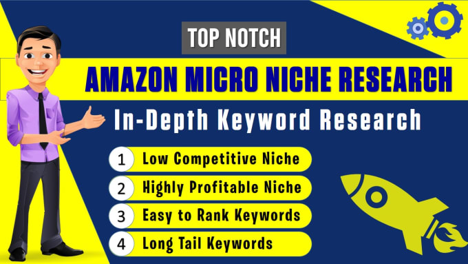 Gig Preview - Do amazon niche research with low competitive keywords in 24 hours