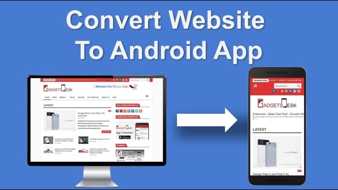 Gig Preview - Convert website into android and ios app