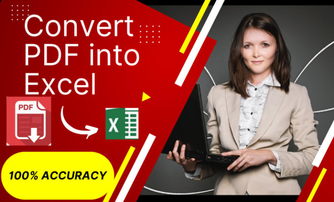 Gig Preview - Convert pdf and images into excel, word and csv file