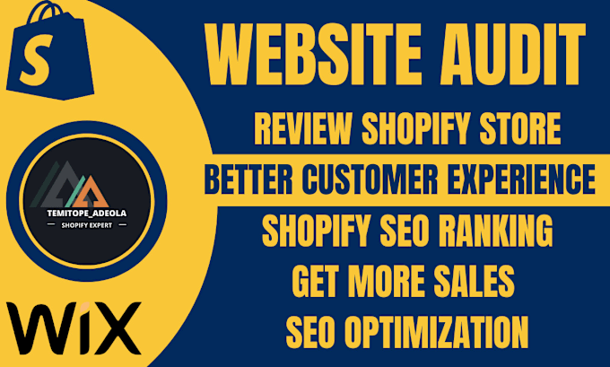 Gig Preview - Do shopify wix wordpress magento ecommerce website review to boost website sales