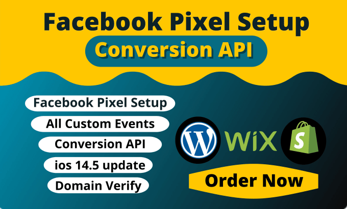 Gig Preview - Do facebook pixel setup conversion API ios 14 updates for ecommerce store