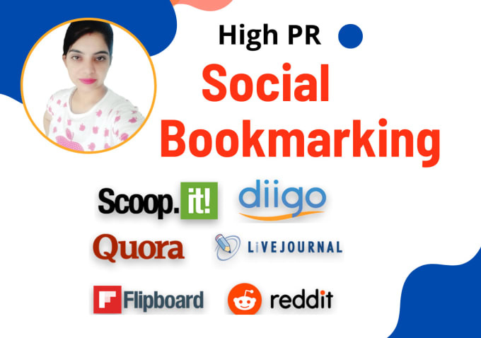 Gig Preview - Create high da social bookmarking backlinks, manually