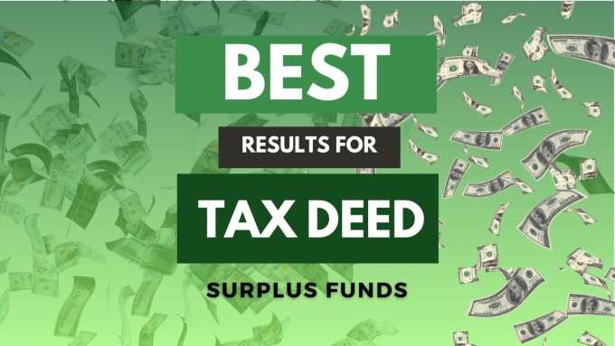 Gig Preview - Research the lucrative tax deed surplus lists