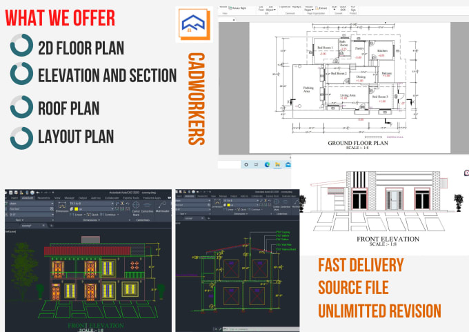 Gig Preview - Draw 2d floor plan and house plan