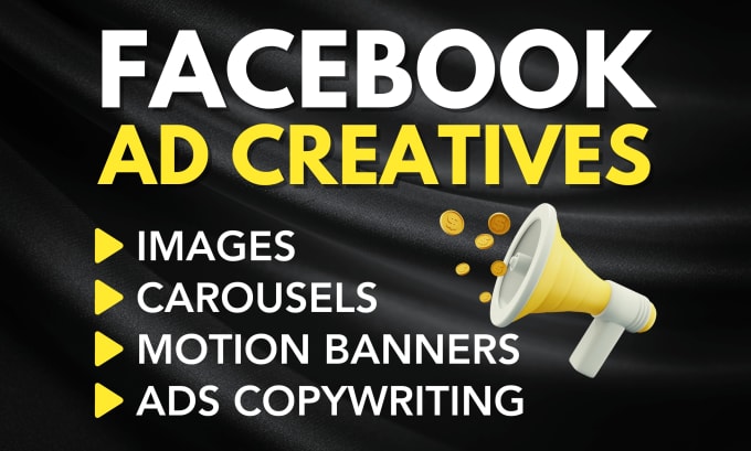 Gig Preview - Design super selling facebook ads creatives with copywriting