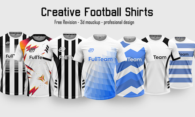 Gig Preview - Design creative football shirts for your start up