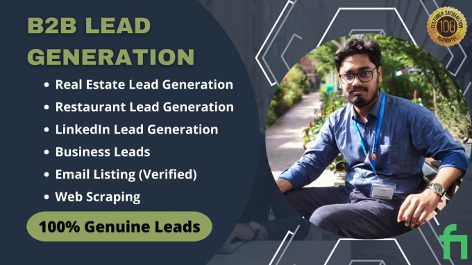 Gig Preview - Do b2b lead generation for restaurants and real estate lead generation