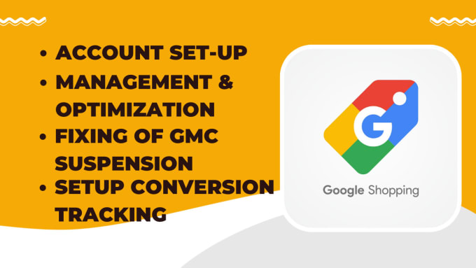 Gig Preview - Setup shopping ads and fix google merchant center suspension