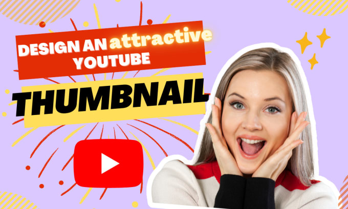 Gig Preview - Design an attractive youtube thumbnail in 3 hours