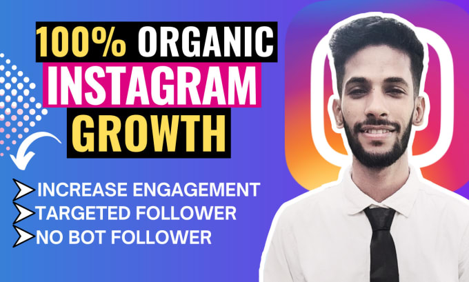 Gig Preview - Do instagram promotion and marketing manager for organic instagram growth