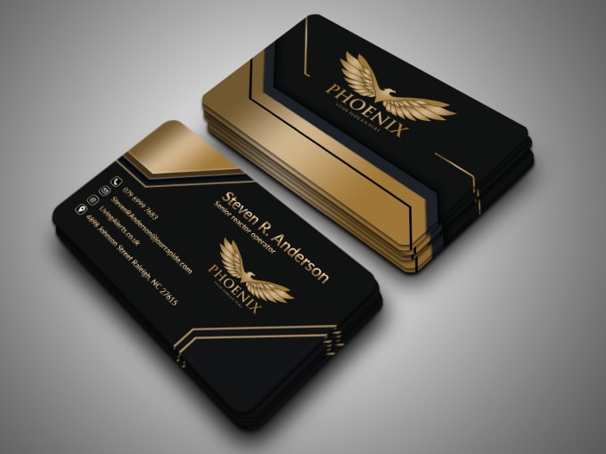 Gig Preview - Do luxury minimalist attractive business card design for you