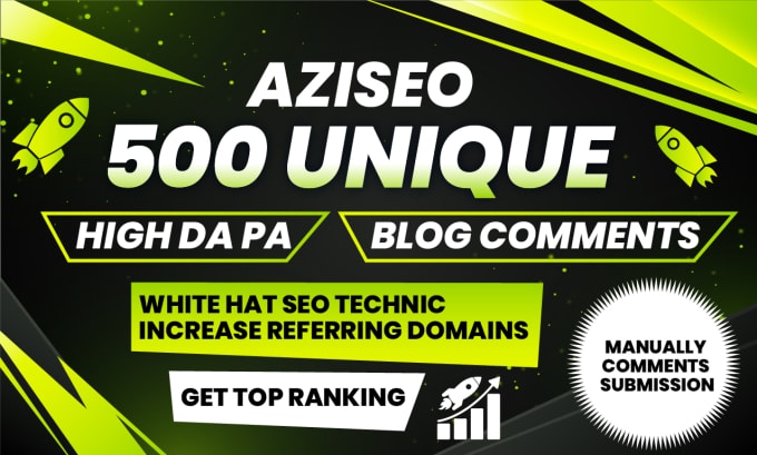 Gig Preview - Do 500 unique seo backlinks through blog comments pages