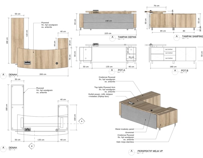 Gig Preview - Draw sketch interior detail and blueprint furniture of room