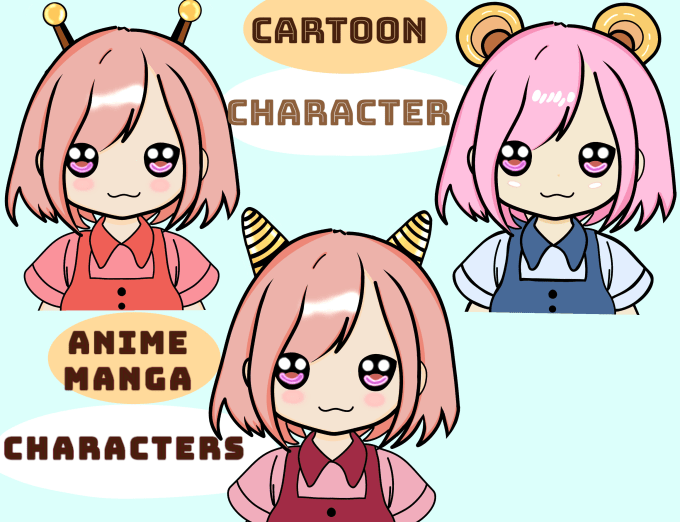 Gig Preview - Draw  kawaii anime manga characters