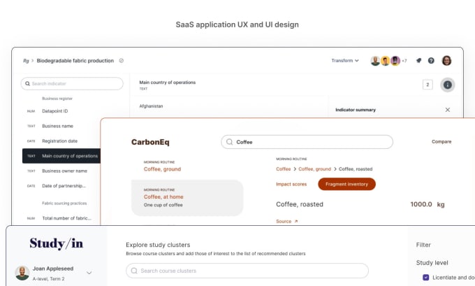 Gig Preview - Do UX research and design for mobile and saas applications