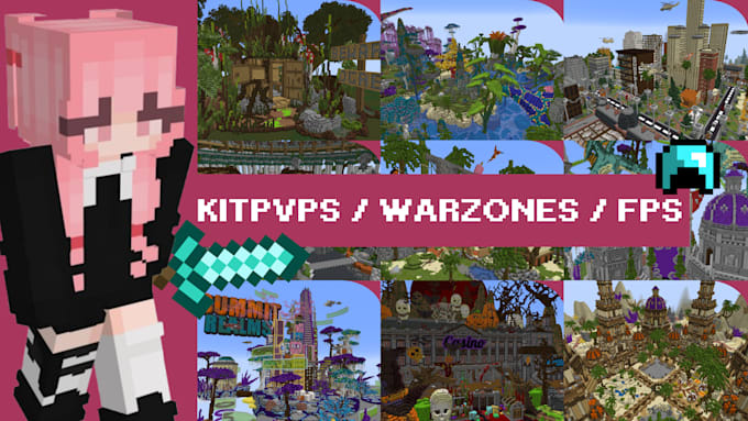 Gig Preview - Create a kitpvp, warzone, or fps map for you