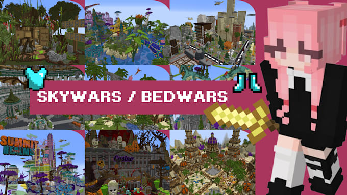 Gig Preview - Build a skywars or bedwars map for you