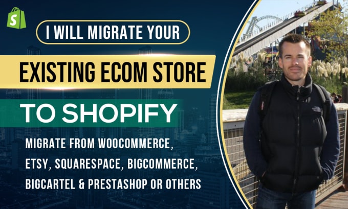 Gig Preview - Migrate your website to shopify from etsy, wix, or others