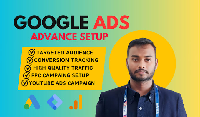 Gig Preview - Setup effective google ads adwords PPC search ads campaign