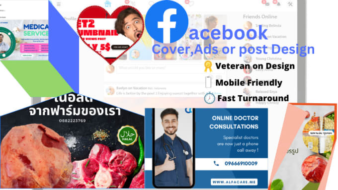 Gig Preview - Design a professional facebook post , ads, cover or banner