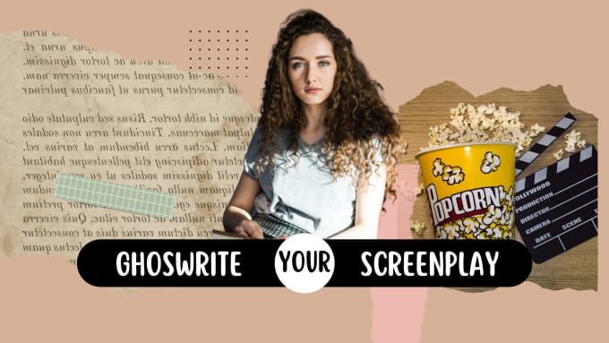 Gig Preview - Ghostwrite your feature film or TV screenplay