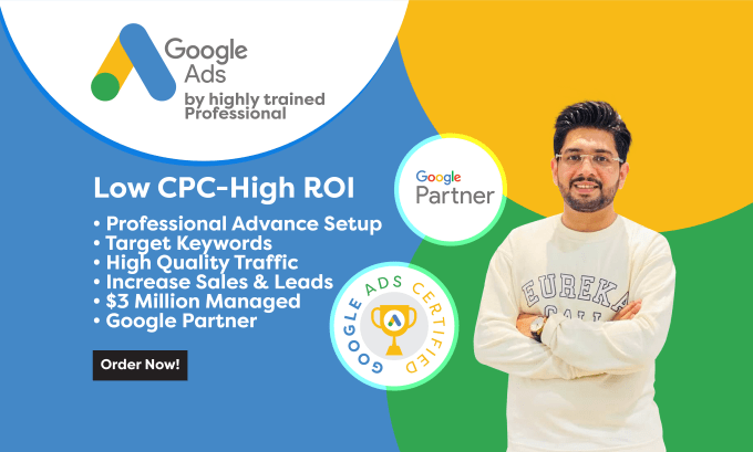 Gig Preview - Setup professional google ads ppc campaign for more leads