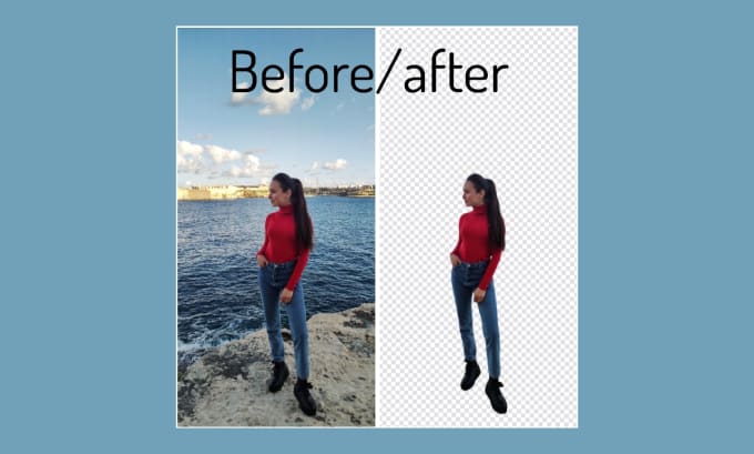 Gig Preview - Remove background from photos