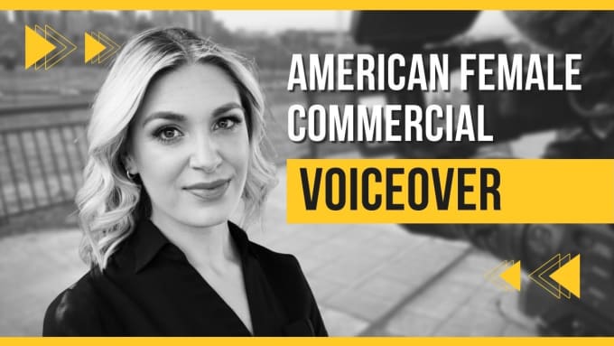 Gig Preview - Record an american female commercial voiceover