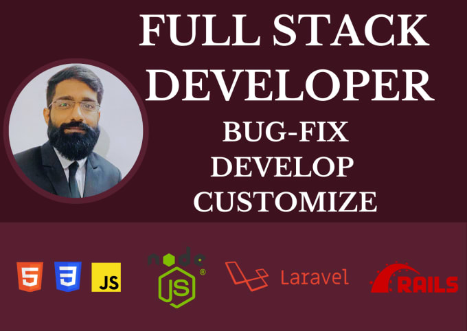 Gig Preview - Be your full stack developer