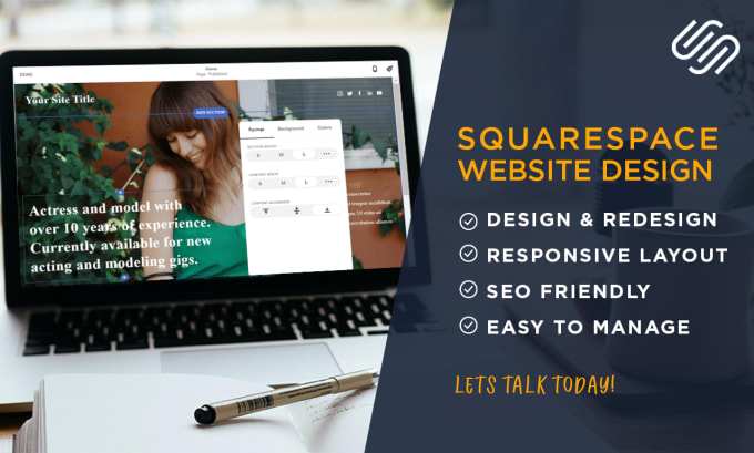 Bestseller - elevate your squarespace site with a sleek redesign