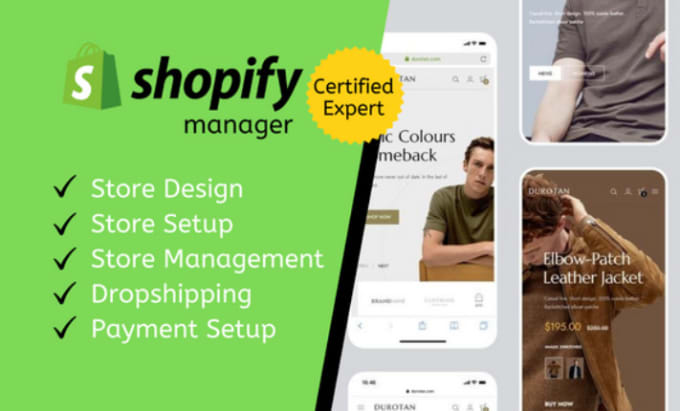 Bestseller - shopify setup, shopify design, shopify dropshipping