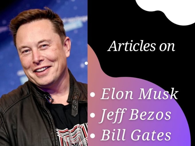 Gig Preview - Write article on elon musk, trump, and tesla