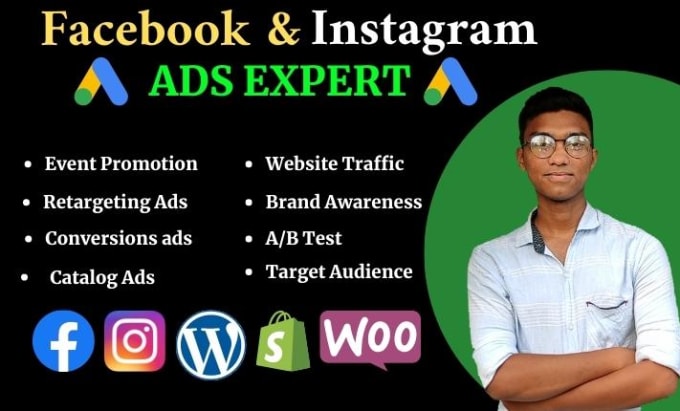 Gig Preview - Set up facebook and instagram ads for leads and sales