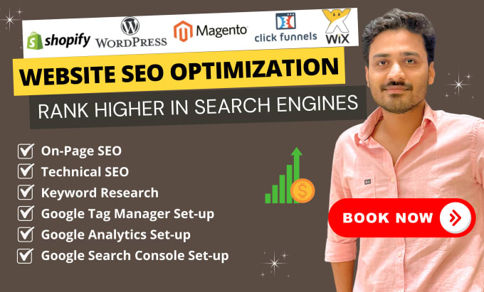 Gig Preview - Optimize on page SEO for your website