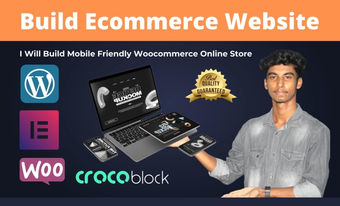 Gig Preview - Build ecommerce website using woocommerce online store