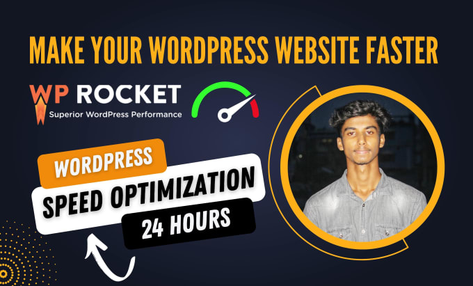 Gig Preview - Do wordpress speed optimization with wp rocket, gtmetrix