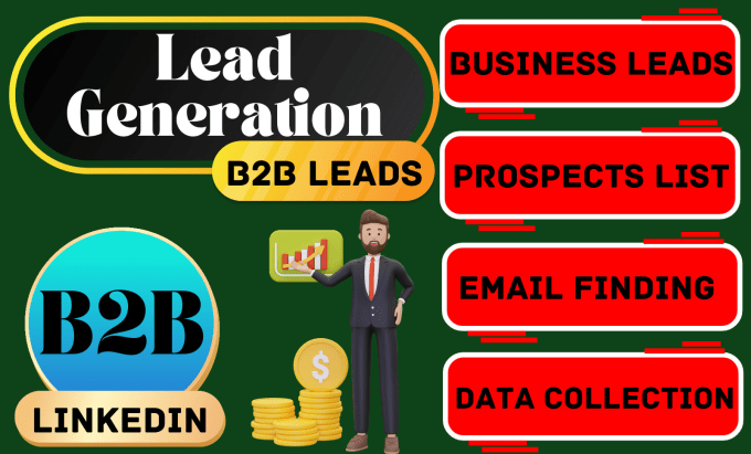 Gig Preview - Do b2b lead generation business email prospect list contact list data mining