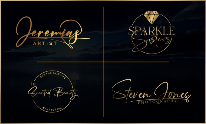 Gig Preview - Design elegant, unique, and luxury signature logo