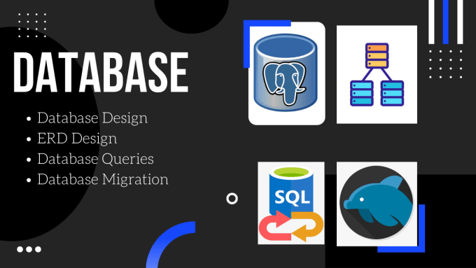 Gig Preview - Design database, erd, queries on sql, postgres and mysql